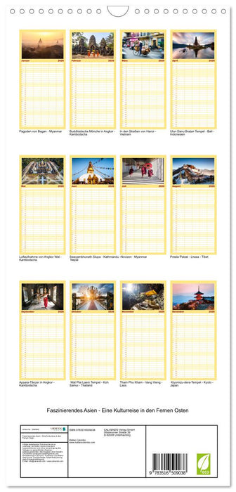 Faszinierendes Asien - Eine Kulturreise in den Fernen Osten (CALVENDO Familienplaner 2026)