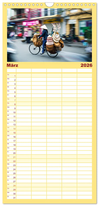 Faszinierendes Asien - Eine Kulturreise in den Fernen Osten (CALVENDO Familienplaner 2026)