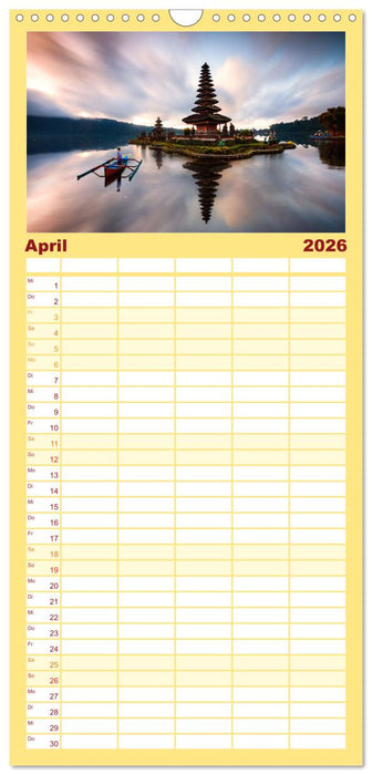 Faszinierendes Asien - Eine Kulturreise in den Fernen Osten (CALVENDO Familienplaner 2026)