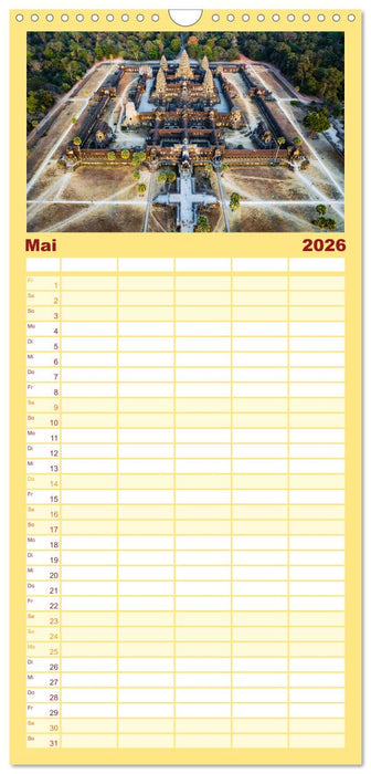 Faszinierendes Asien - Eine Kulturreise in den Fernen Osten (CALVENDO Familienplaner 2026)