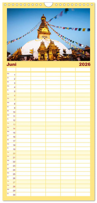 Faszinierendes Asien - Eine Kulturreise in den Fernen Osten (CALVENDO Familienplaner 2026)