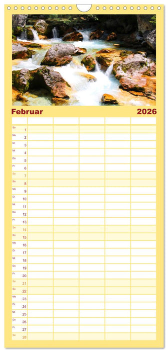 Slowenien - Triglav Nationalpark (CALVENDO Familienplaner 2026)