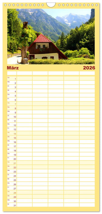 Slowenien - Triglav Nationalpark (CALVENDO Familienplaner 2026)