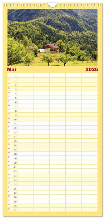 Slowenien - Triglav Nationalpark (CALVENDO Familienplaner 2026)