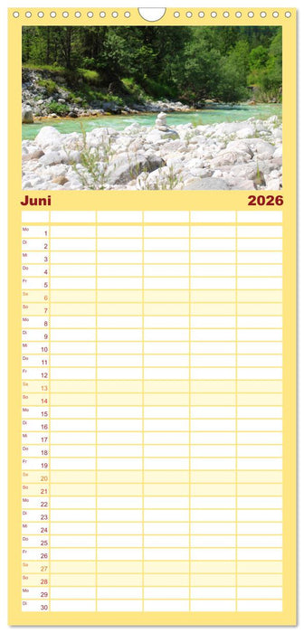 Slowenien - Triglav Nationalpark (CALVENDO Familienplaner 2026)