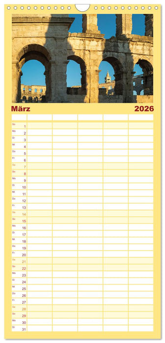 Kroatien - hier kann man sich nicht langweilen (CALVENDO Familienplaner 2026)