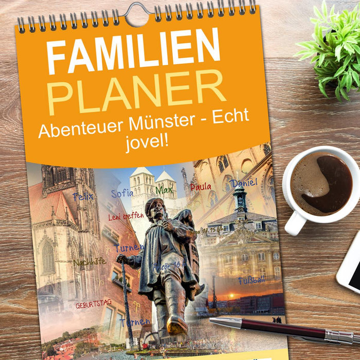 Abenteuer Münster - Echt jovel! (CALVENDO Familienplaner 2026)