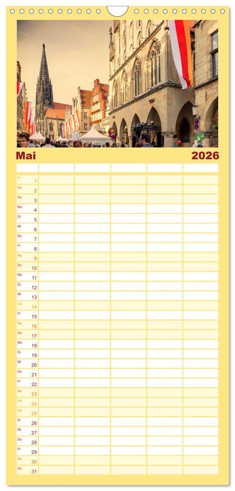 Abenteuer Münster - Echt jovel! (CALVENDO Familienplaner 2026)