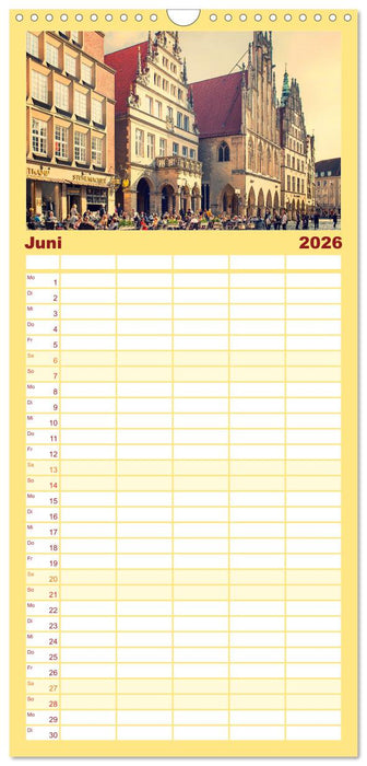 Abenteuer Münster - Echt jovel! (CALVENDO Familienplaner 2026)