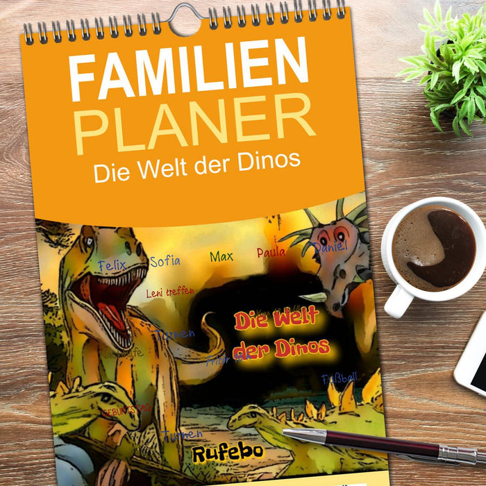 Die Welt der Dinos (CALVENDO Familienplaner 2026)