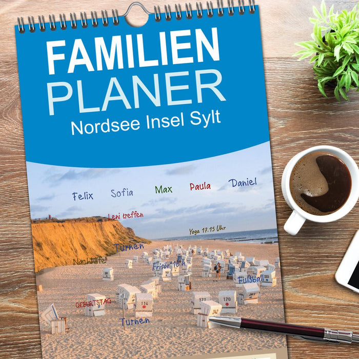 Nordsee Insel Sylt (CALVENDO Familienplaner 2026)