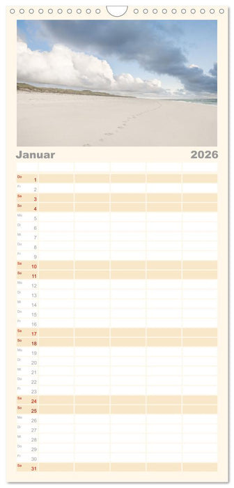 Nordsee Insel Sylt (CALVENDO Familienplaner 2026)