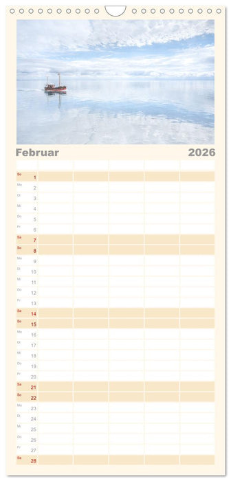 Nordsee Insel Sylt (CALVENDO Familienplaner 2026)