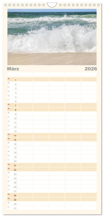 Nordsee Insel Sylt (CALVENDO Familienplaner 2026)