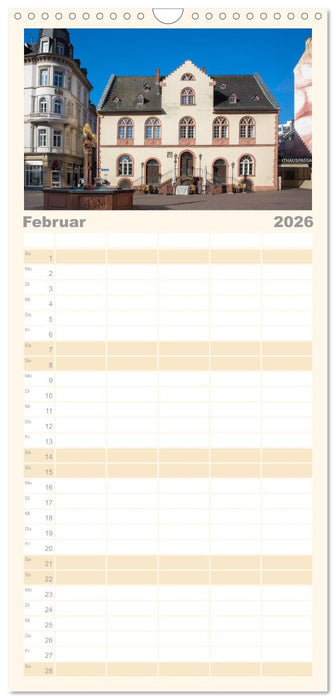 Daheim in Wiesbaden (CALVENDO Familienplaner 2026)