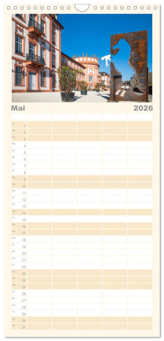 Daheim in Wiesbaden (CALVENDO Familienplaner 2026)