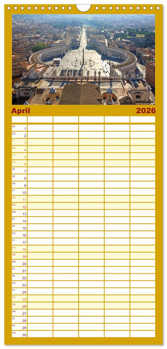 Rom - Monumente für die Ewigkeit (CALVENDO Familienplaner 2026)