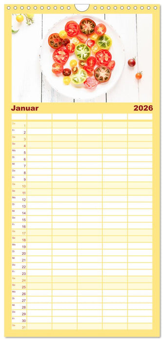 Alte Historische Tomaten (CALVENDO Familienplaner 2026)