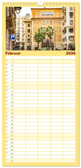 Barcelona - Stadt der Kunstwerke und Architektur (CALVENDO Familienplaner 2026)