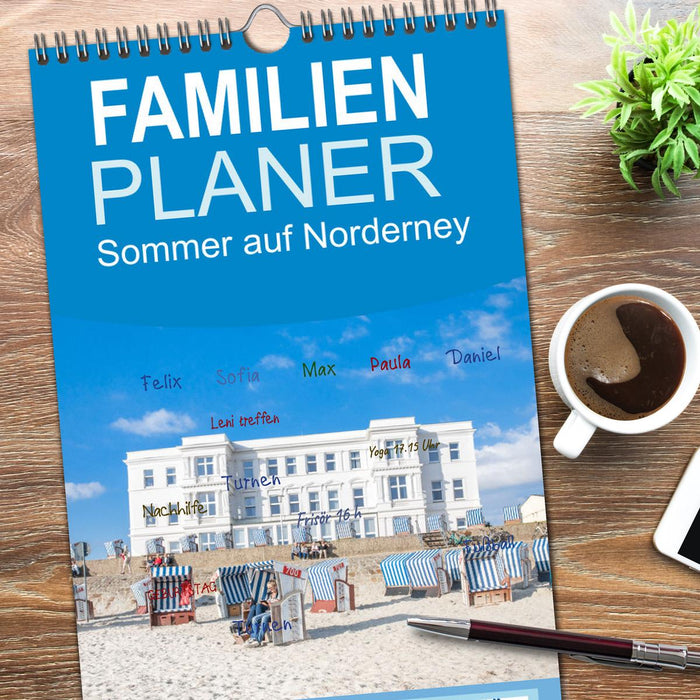 Sommer auf Norderney (CALVENDO Familienplaner 2026)