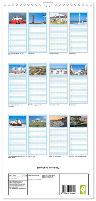 Sommer auf Norderney (CALVENDO Familienplaner 2026)