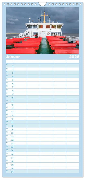 Sommer auf Norderney (CALVENDO Familienplaner 2026)