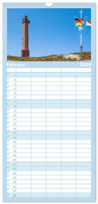 Sommer auf Norderney (CALVENDO Familienplaner 2026)