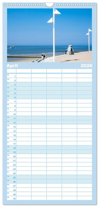 Sommer auf Norderney (CALVENDO Familienplaner 2026)