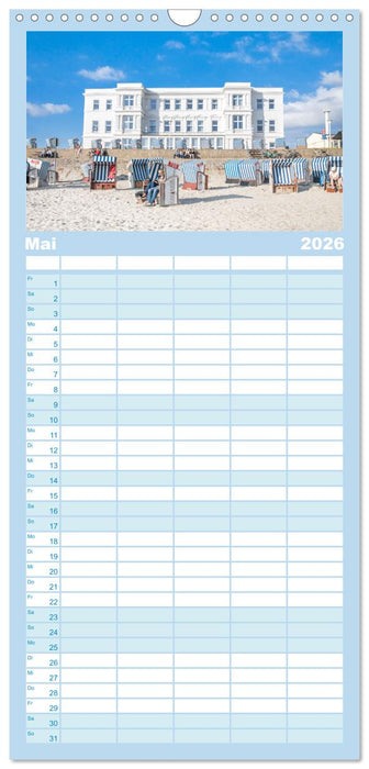 Sommer auf Norderney (CALVENDO Familienplaner 2026)