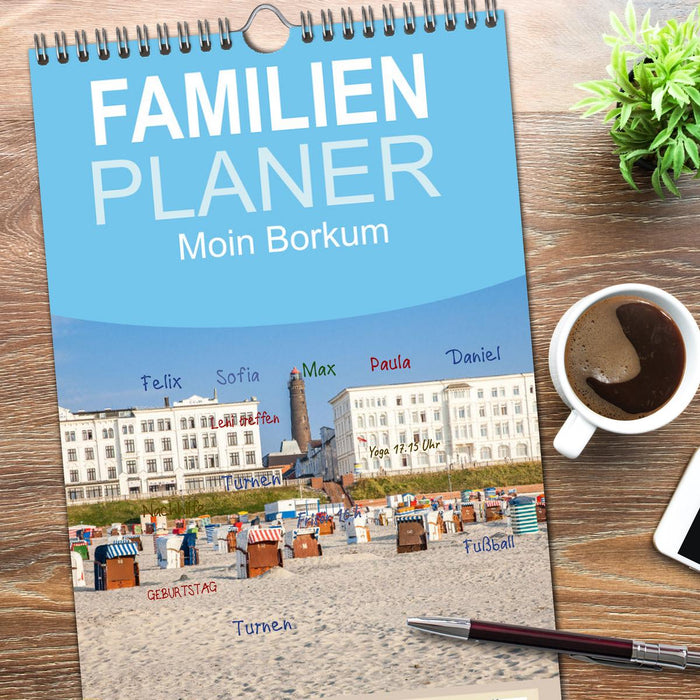 Moin Borkum (CALVENDO Familienplaner 2026)