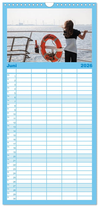 Moin Borkum (CALVENDO Familienplaner 2026)