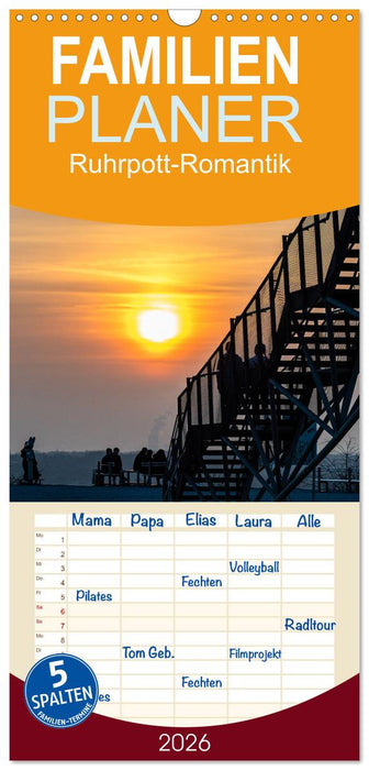 Ruhrpott-Romantik (CALVENDO Familienplaner 2026)