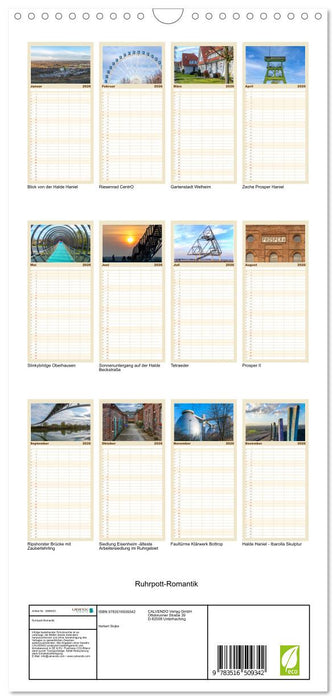 Ruhrpott-Romantik (CALVENDO Familienplaner 2026)