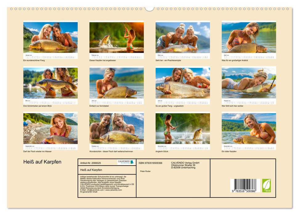 Heiß auf Karpfen (CALVENDO Premium Wandkalender 2026)