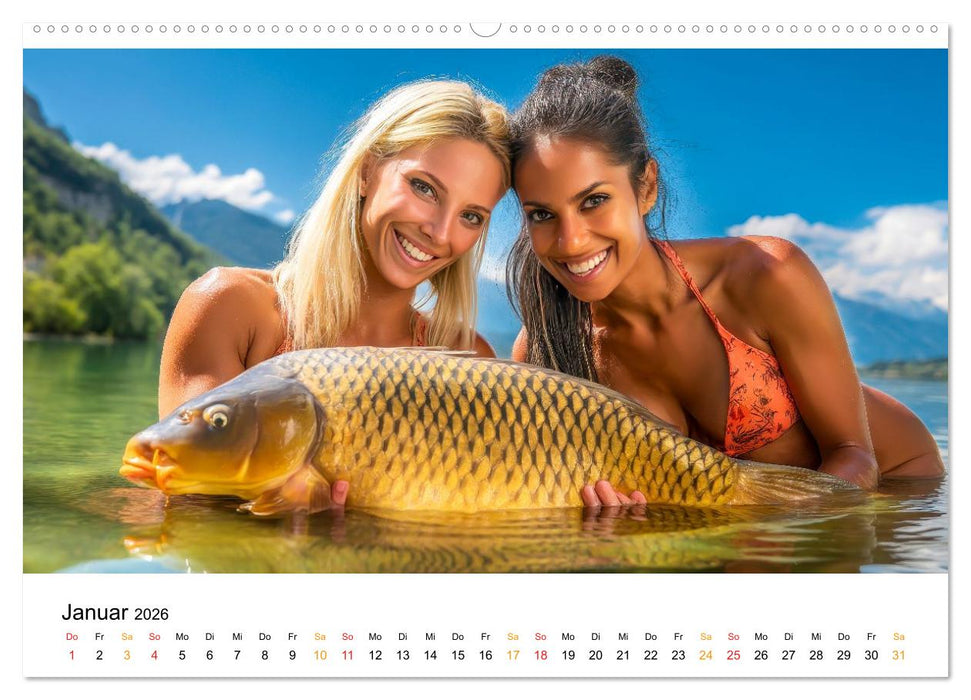 Heiß auf Karpfen (CALVENDO Premium Wandkalender 2026)
