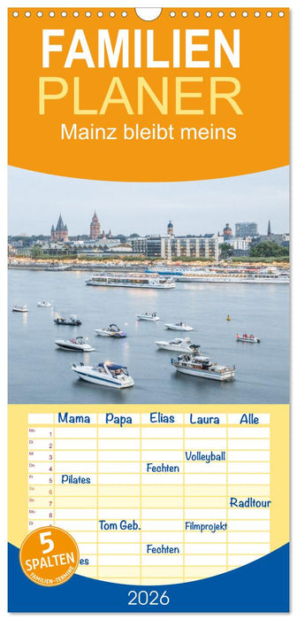 Mainz bleibt meins (CALVENDO Familienplaner 2026)