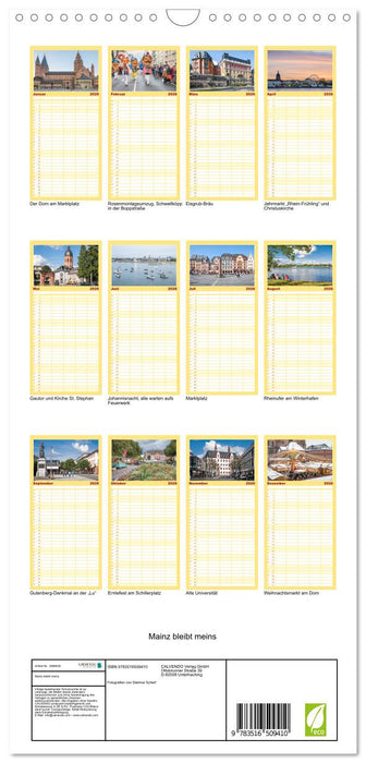 Mainz bleibt meins (CALVENDO Familienplaner 2026)