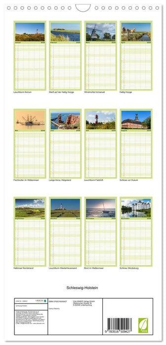 Schleswig-Holstein (CALVENDO Familienplaner 2026)