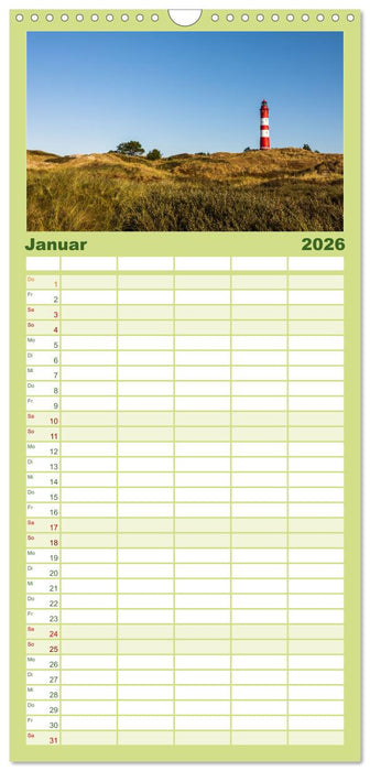 Schleswig-Holstein (CALVENDO Familienplaner 2026)