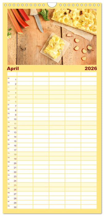 Blechkuchen (CALVENDO Familienplaner 2026)