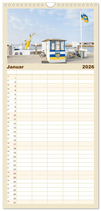 Moin Juist (CALVENDO Familienplaner 2026)