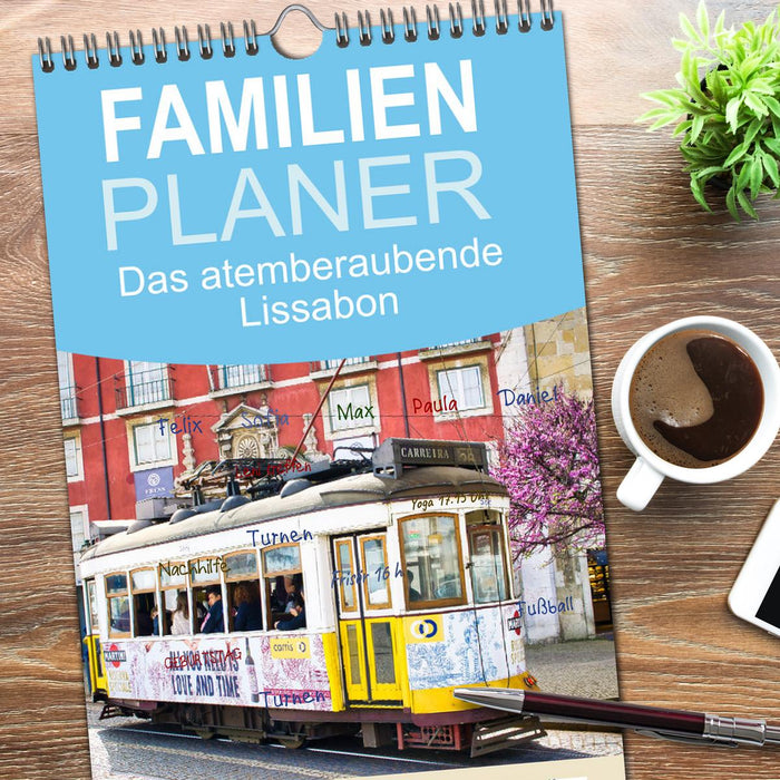 Das atemberaubende Lissabon (CALVENDO Familienplaner 2026)