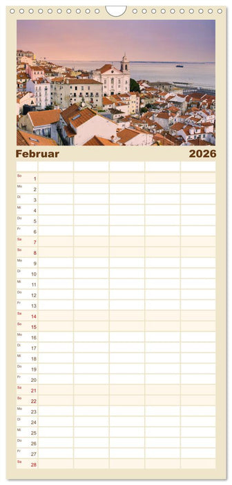Das atemberaubende Lissabon (CALVENDO Familienplaner 2026)