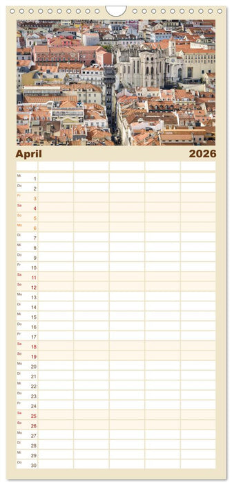 Das atemberaubende Lissabon (CALVENDO Familienplaner 2026)