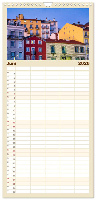 Das atemberaubende Lissabon (CALVENDO Familienplaner 2026)