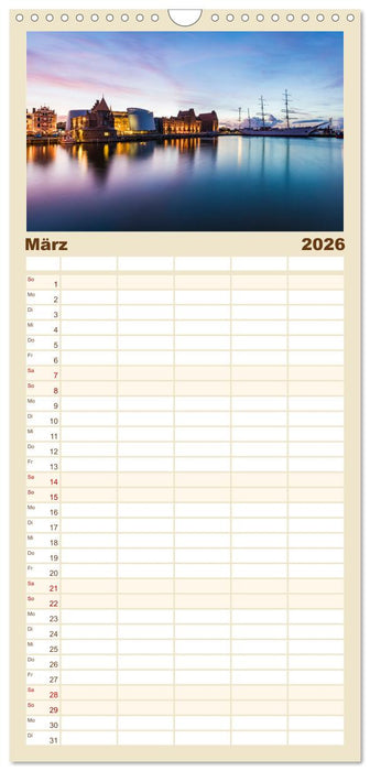 OSTSEEKÜSTE Sehnsuchtsorte in Mecklenburg-Vorpommern (CALVENDO Familienplaner 2026)