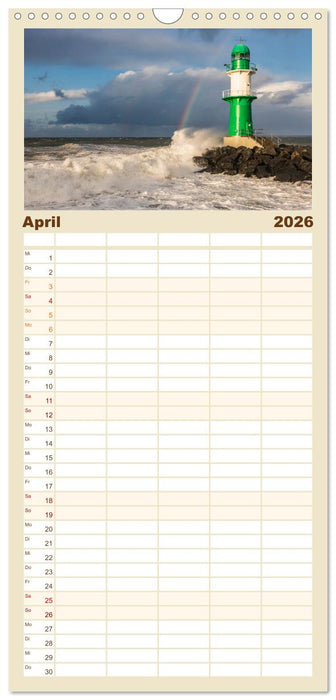 OSTSEEKÜSTE Sehnsuchtsorte in Mecklenburg-Vorpommern (CALVENDO Familienplaner 2026)