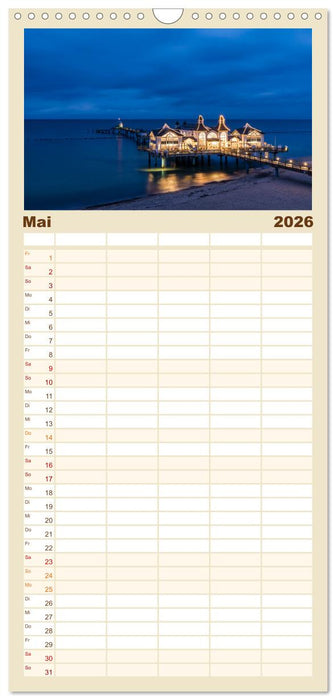 OSTSEEKÜSTE Sehnsuchtsorte in Mecklenburg-Vorpommern (CALVENDO Familienplaner 2026)