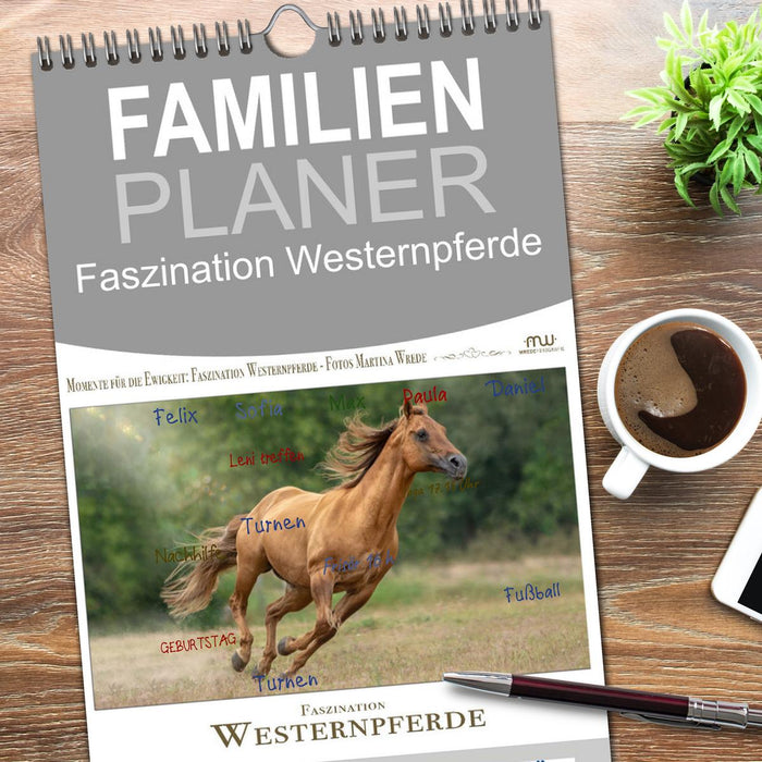 Faszination Westernpferde (CALVENDO Familienplaner 2026)
