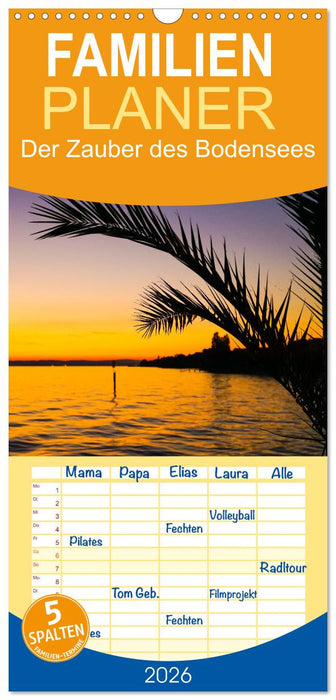 Der Zauber des Bodensees (CALVENDO Familienplaner 2026)